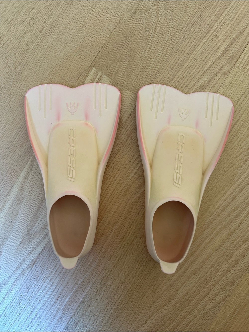 Kids Pink Short Swim Fins by Cressi